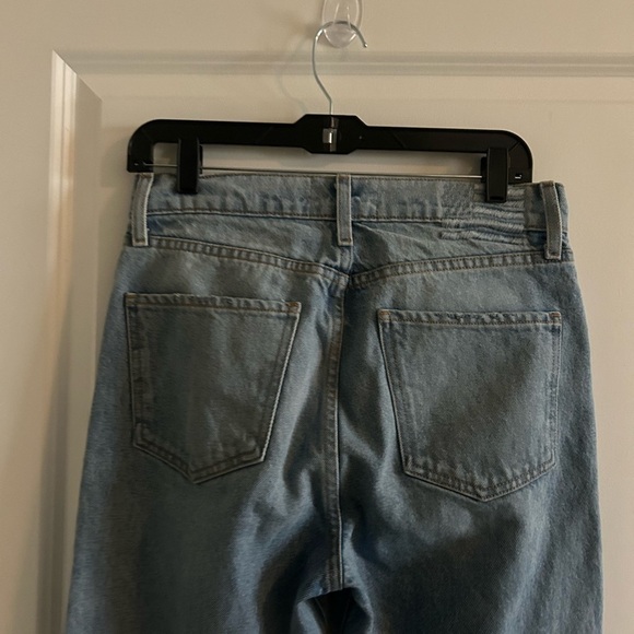 Revice Denim Light Wash High Rise Button Fly Straight Leg - Picture 7 of 10